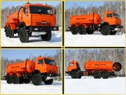 АКН-10, 15, АКНС-10, 15, Вакуумная машина автоцистерна на Камаз, Урал.
