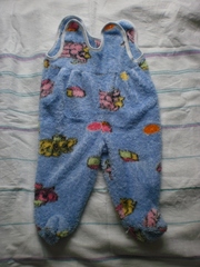 Ползунки теплые, махровые, 9-12 мес.