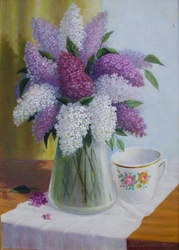 картина Букет сирени