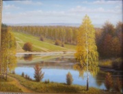 картина Отражение осени