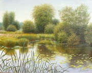 картина Тихая заводь