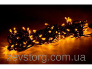 Светодиодная гирлянда нить 20 м , (желтый)