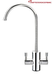 Кран двойной хромированный. Монтаж, тех.обслуж., анализ воды