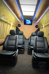 Переоборудование переделка салона микроавтобуса буса,  переобладнання а