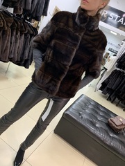 Купить шикарную норковую шубу автоледи размер 38 40 дешево