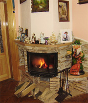 альтернативный источник тепла-камины с водяной рубашкой Лехма